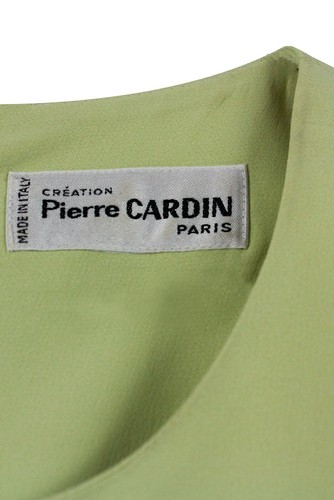 TOP CANOTTA PIERRE CARDIN TAGLIA 44 VERDE CON PAILLETTES - Imagen 4 de 4