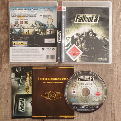 PS3 - Playstation   Fallout 3 (Dt.)   USK 18 | RAR | CIB | Erstausgabe