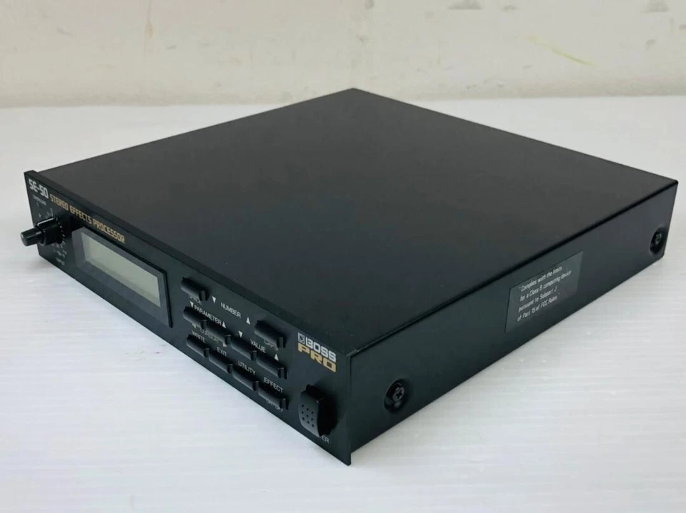 BOSS SE-50 Guitar Synthesizer synth rack effect tested used - Image 3 of 4