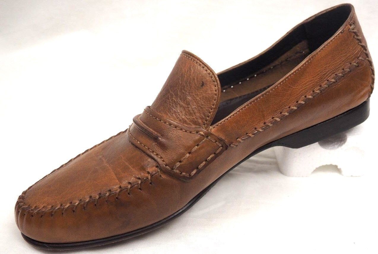 COLE wholesale HAAN British Tan Brown Leather - Max 40% OFF Loafers 10 Sz M NICE