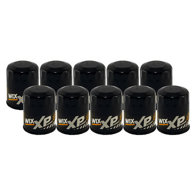Wix Xp Set of 10 Engine Motor Oil Filters For Ford Mazda Chrysler Dodge GAS