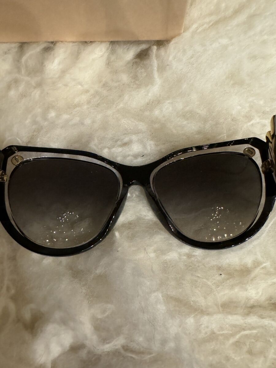 Authentic Louis Vuitton Sunglasses Black Gold Clear My Fair Authentic Louis Vuitton Sunglasses Black Gold Clear My Fair