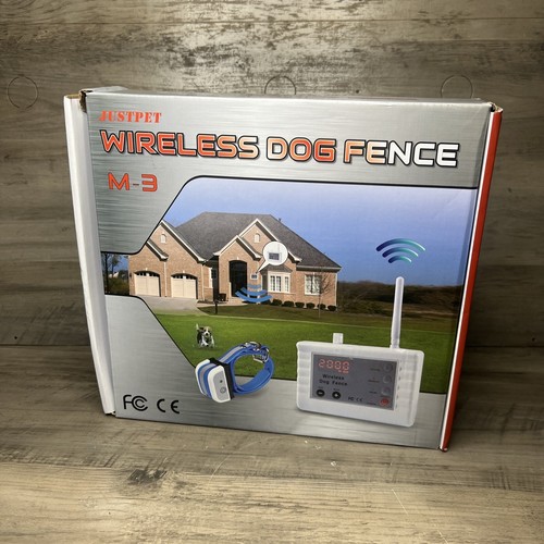Justpet Wireless Dog Fence M3 with 2 Collar For Dogs Fast Free