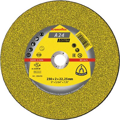 Klingspor Kronenflex A 24 Extra Schruppscheiben 125 x 6 x 22,23 mm | 10 Stück