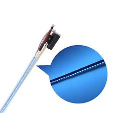 Blue Color LED Light Violin Bow 4/4 full size Brazilwood Violin bow ebony frog