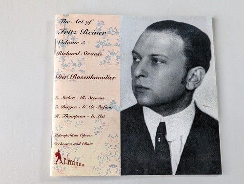The Art of Fritz Reiner Volume 5 : Strauss - Der Rosenkavalier 3 x CD Arlecchino