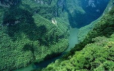 Landscape river nature Custom Gaming Mat Desk