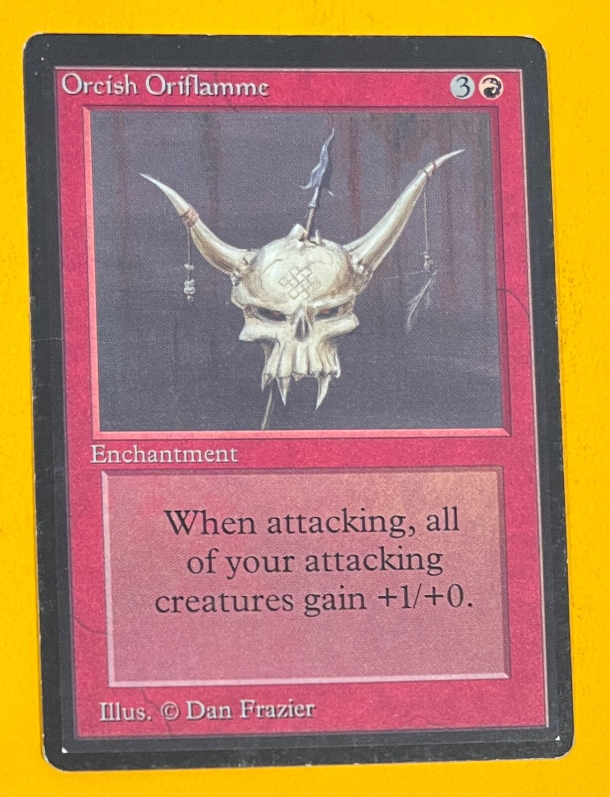 MTG ORCISH ORIFLAMME Beta (OldManMTG 006-774)