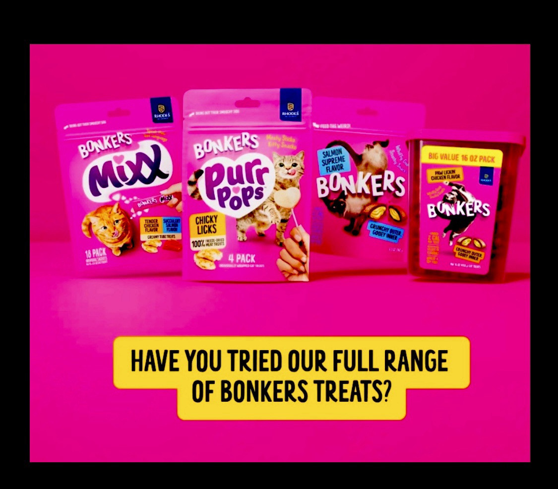 10pc Bonkers Purr Pops Chicken Lovey Licks-Cat Treats Ltd Edition (1pk Of 10ct)