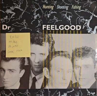 Dr. Feelgood Hunting, Shooting, Fishing Vinyl Record EX/VG BUYIT259 1987