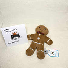 Jellycat Original Medium Size Gingerbread Fred BNWT - Rare Christmas Gift Plush
