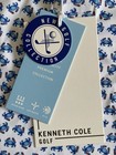 Golf Polo Shirt Kenneth Cole Large Men’s NWT.  White/Blue Crabs Rapid Ship 🔥 — photo 3