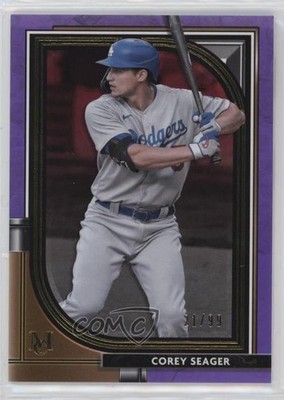 2021 Topps Museum Collection Amethyst 21/99 Corey Seager #57 7j5