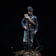 Figura de resina 1/18 Union Soldier sin pintar sin montar