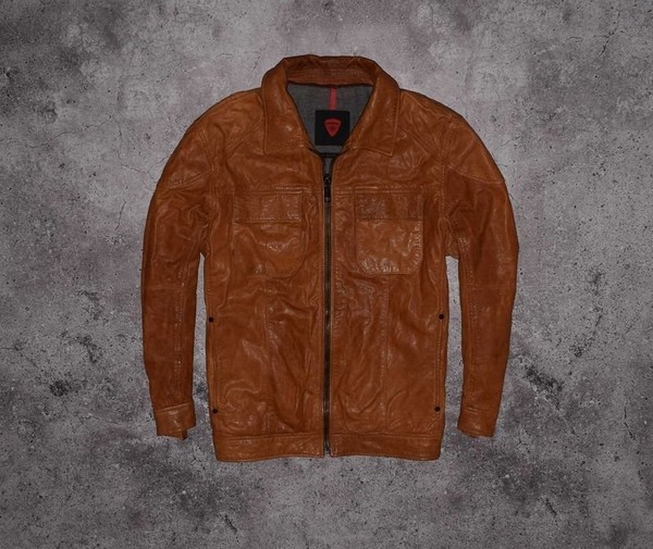 Men Strellson Leather Jacket Black Leather 38