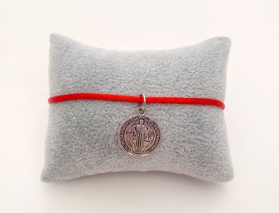 Pulsera San Benito de hilo rojo nueva regulable amuleto suerte regalo