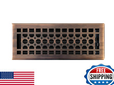 Empire Register Co. 4x12 Honeycomb Antique Copper Heavy Duty Floor Vent Cover