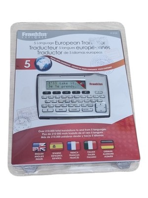 Franklin Explorer ET-2105 - 5 Sprachen Europäischer Übersetzer - Neu & Versiegelt