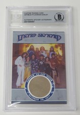 LYNYRD SKYNYRD Signed Autograph Auto 1977 Plane Crash Relic Trading Card JSA BAS