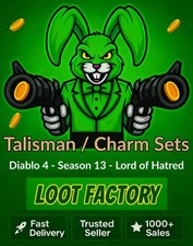 Diablo 4 S13 Season 13 - ALL Talisman Set / C...