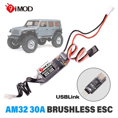 9IMOD AM32 30A Brushless ESC 2-3S For RC 1/18 1/24 Crawler Car Axial SCX24 TRX4M