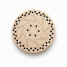 Round Key Drum Natural Wooden Drum Solid Hardwood Percussion Instrument Resonant
