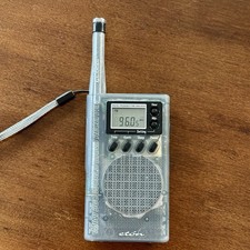   Eton Grundig Mini 300 PE Handheld Compact Shortwave AM/FM Radio Clear LL Bean