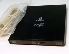 Iomega Super Slim External CDRW/DVD Drive DVDRW8X-U
