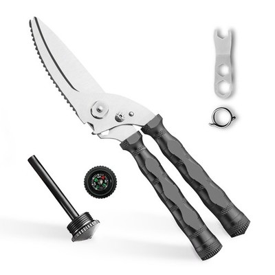 Poultry Shears Heavy Duty for Chicken,Meat,Game,Bone Cutting, Outdoor Camp Ki...