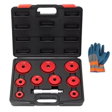 Bearing Press Kit, 10pc Bearing Race and Seal Driver Set with Seal Driver and...