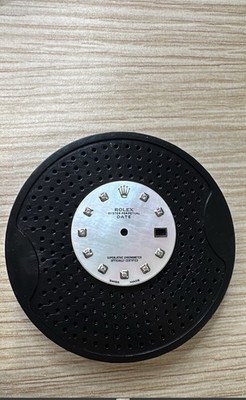 Rolex Date 15200 Cal. White Zirconia Mop Dial 3135