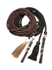 Tough 1 Royal King Braided Mecate Rope Lunge Line Black