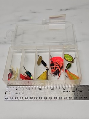 *5Pcs Fishing Lures Spinnerbaits hand crafted high quality materials-As Shown