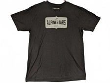 Alpinestars Black Graphic Logo Classic Cotton Short Sleeve T-Shirt Mens XL