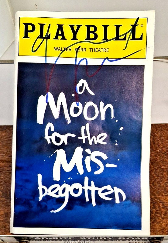 a Moon for the Misbegotten Signed Playbill March 2000 Gabriel Byrne Walter Kerr