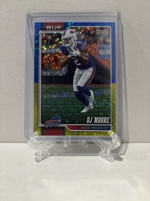 2026 Topps Flagship DJ Moore #36 Blue and Gold Parallel Jersey Match 2/150 