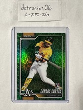 2026 Topps Series One Green Easter Parallel Carlos Cortes Athletics #249 Rookie