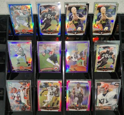 Browns all serial #d Topps Chrome color Refractor lot Josh Gordon Pierre Desir +