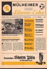 Fussball-Programmheft   74/75    2. Liga   1. FC Mülheim - Göttingen 05