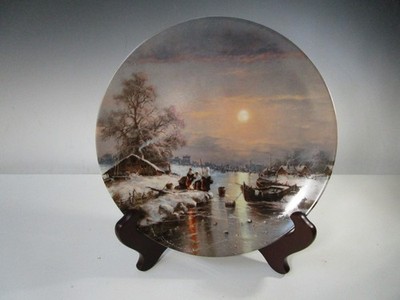 1988 Furstenberg REST AFTER A LONG DAY  Art Collector Plate German 8''