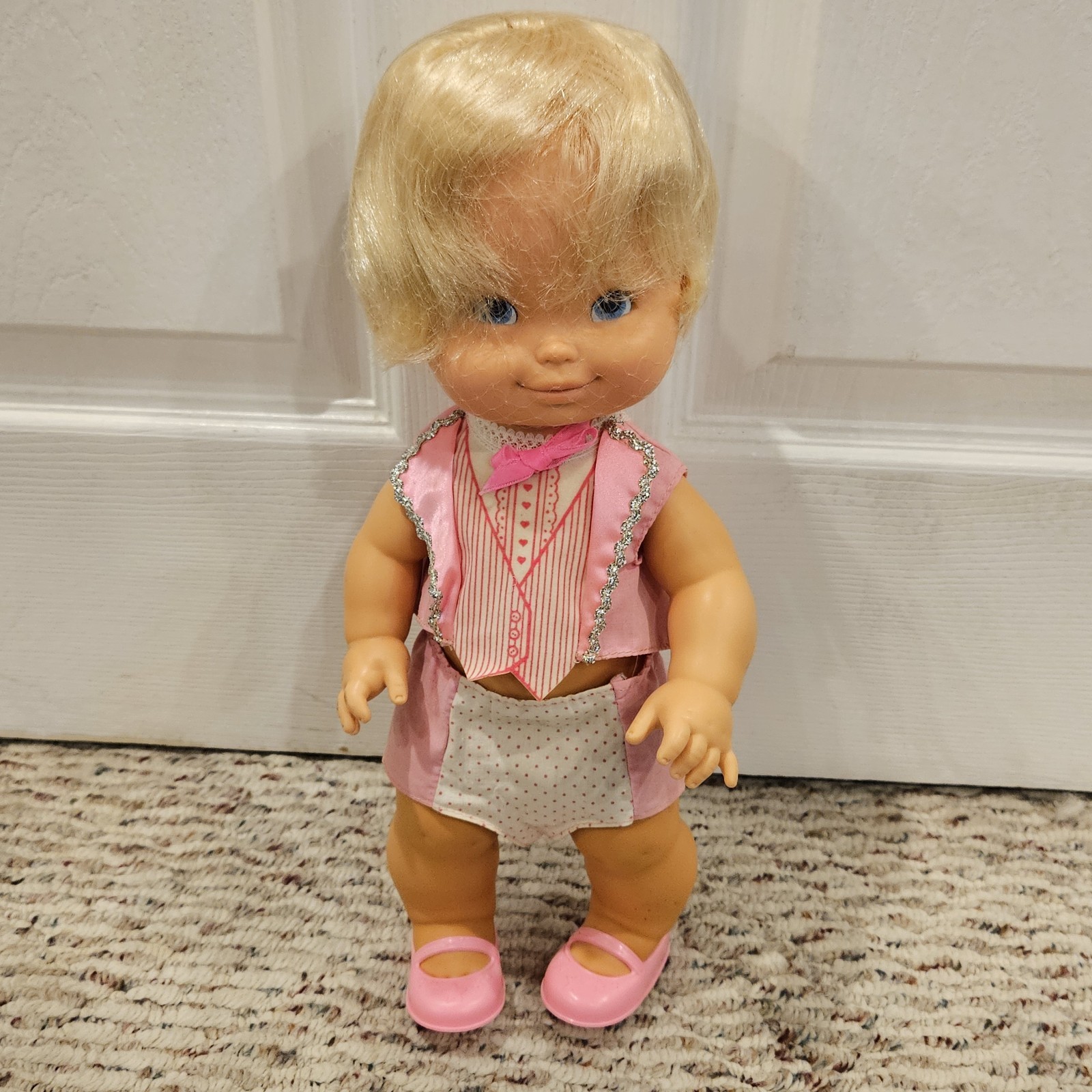VTG 1979 Mattel Baby Magic Tender Love 14" Tall Doll + Original Box.  *Video*