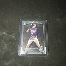 CHARLIE CONDON 1st Bowman 2025 Bowman Prospect Base Chrome Card #BCP-75 Rockies