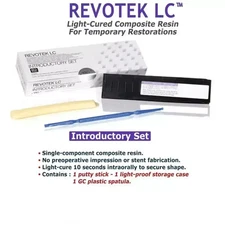 GC REVOTEK LC Light-Cured Composite Resin for Temporary Restorations 001842