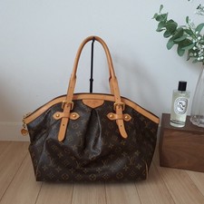 Borsa a tracolla 100% autentica Louis Vuitton Tivoli GM Monogram Tote Bag + parapolvere