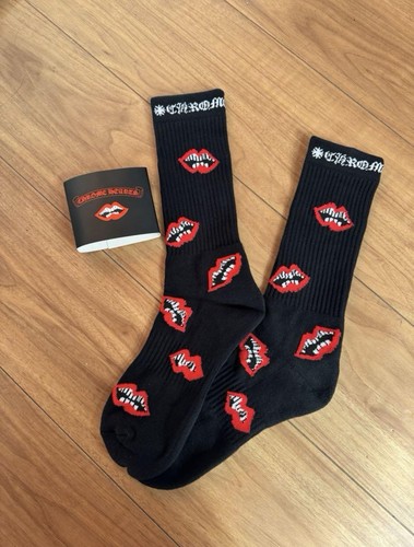 Chrome Hearts Matty Boy Chomper Socks Black