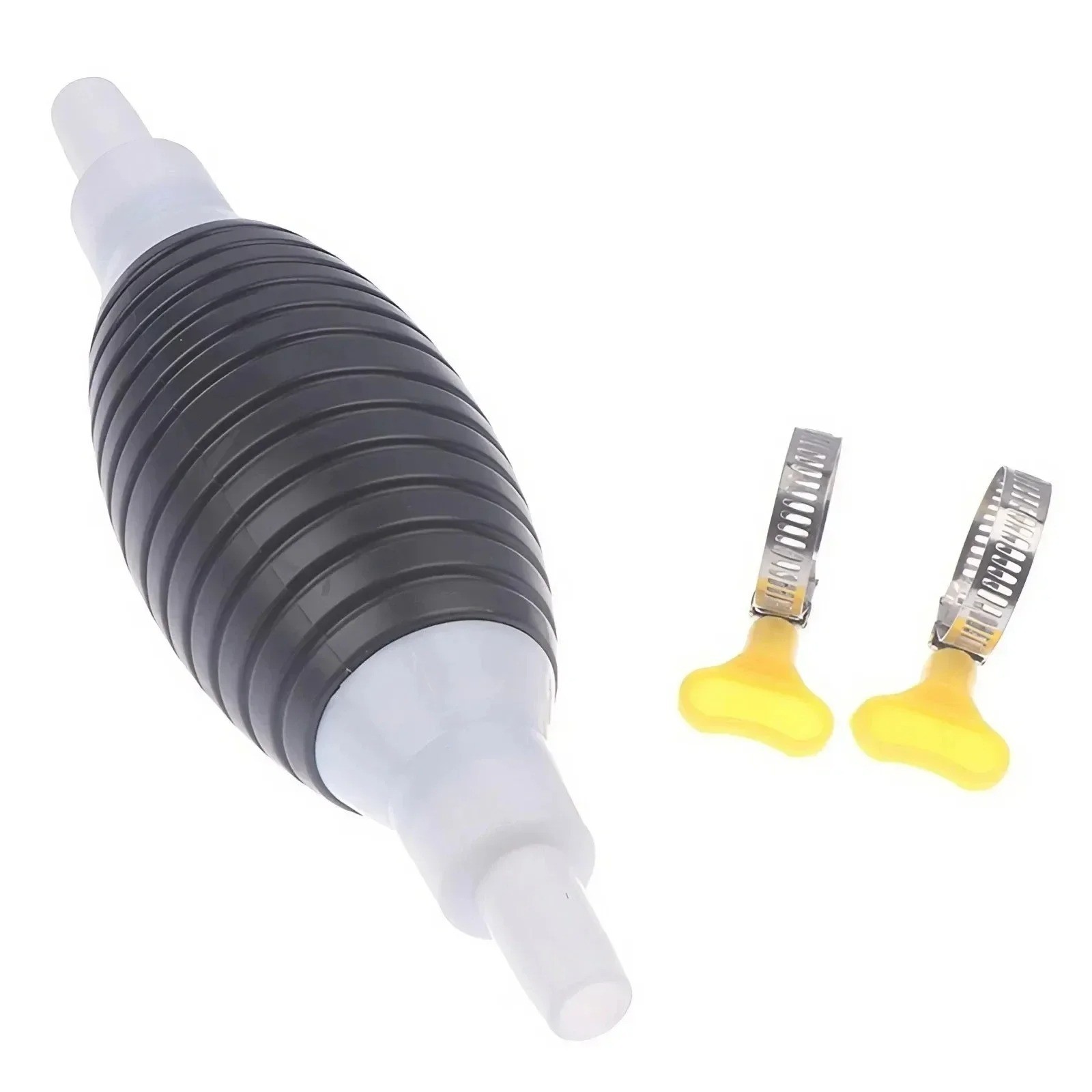 Manual Fuel Pump Primer Hand Pump Gas Oil Transfer Siphon Hose Tool