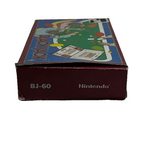 Vintage 1985 NINTENDO GAME & WATCH Black Jack Multi Screen Handheld BJ-60 w/Box