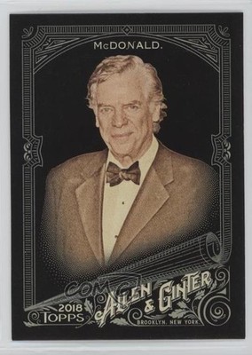 2018 Topps Allen & Ginter's X Christopher McDonald #218 9gy
