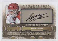 2012-13 ITG Between the Pipes GoalieGraph Reggie Lemelin Rejean #A-RL Auto h3a