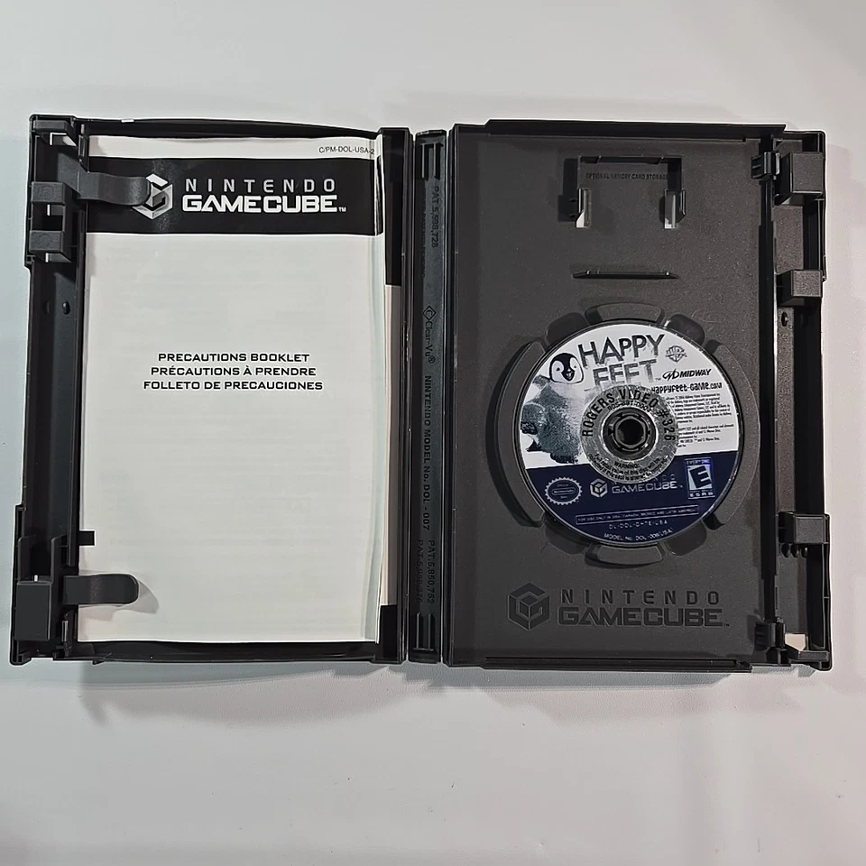 Happy Feet Nintendo GameCube No Manual Good Condition Tested - Image 2 of 4